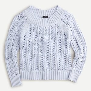 NWOT xs jcrew wide neck lightweight beach sweater